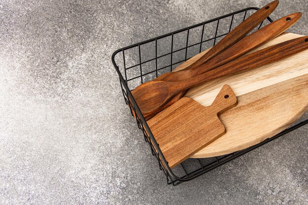 Cooking utensils on counter